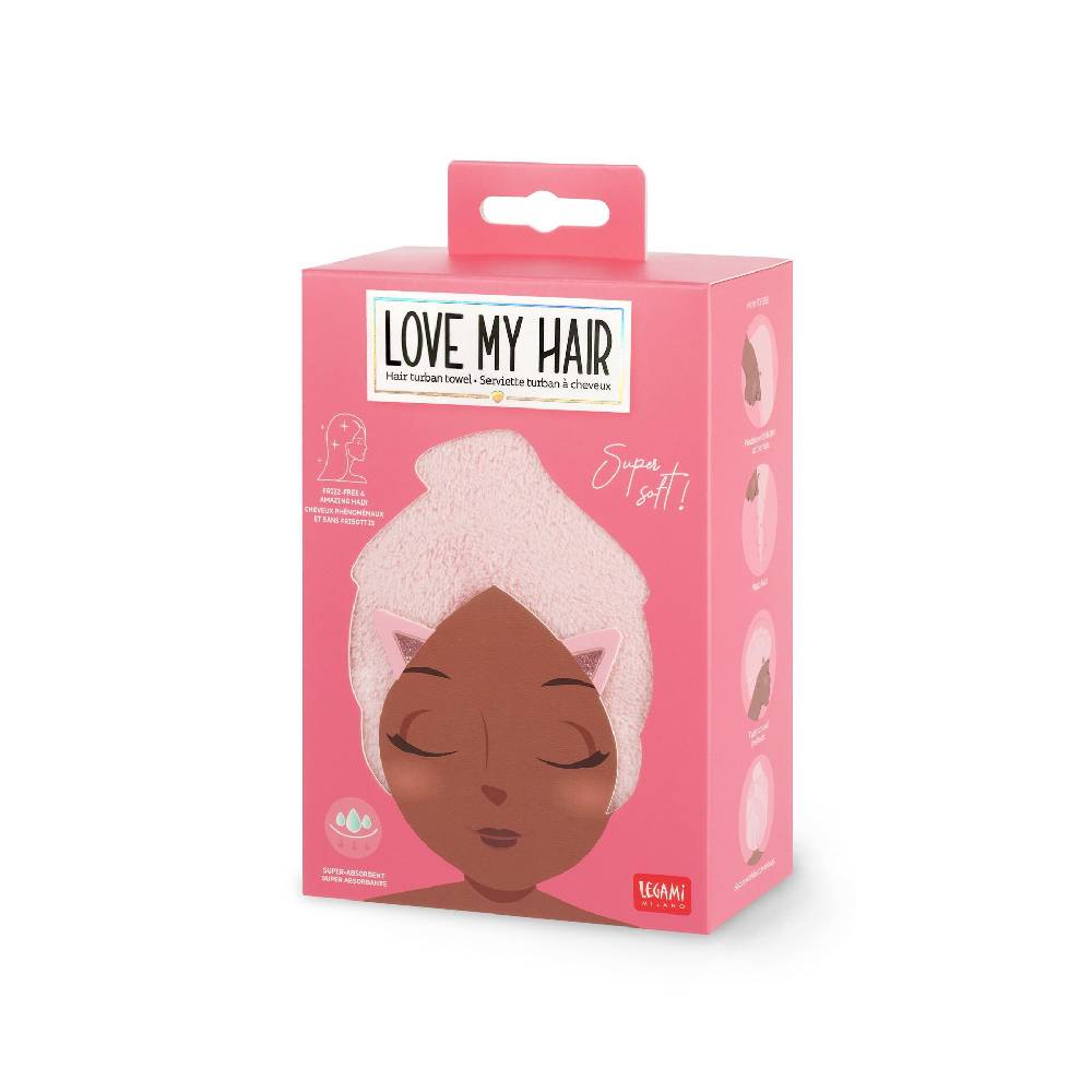 Legami Asciugamano per Capelli a Turbante - Love My Hair Italy