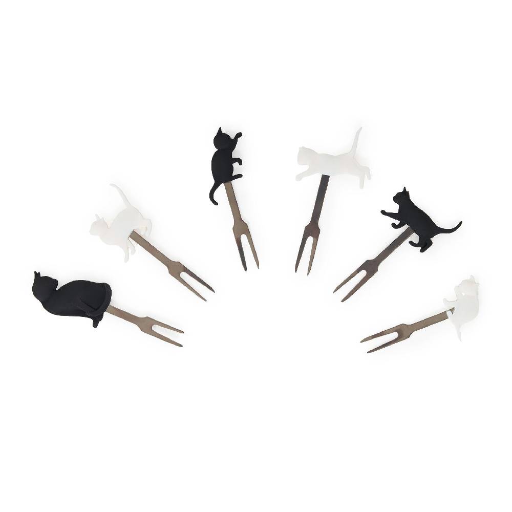 Legami Set di 6 Forchettine per Aperitivo