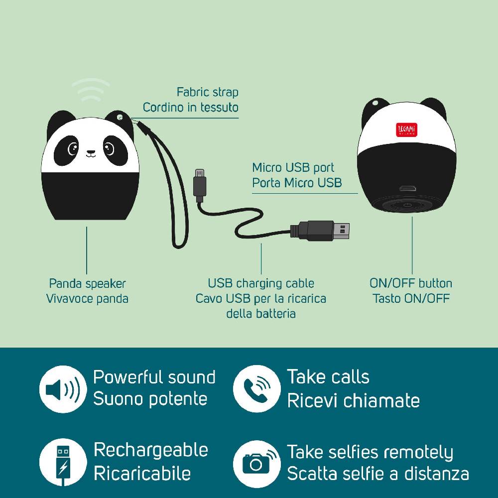 Legami Mini Vivavoce e Speaker Wireless - Pump Up The Volume Vendita