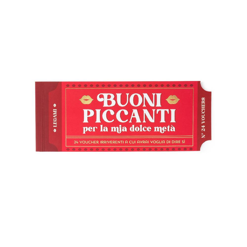 Legami Blocchetto da 24 Voucher Piccanti - Italiano
