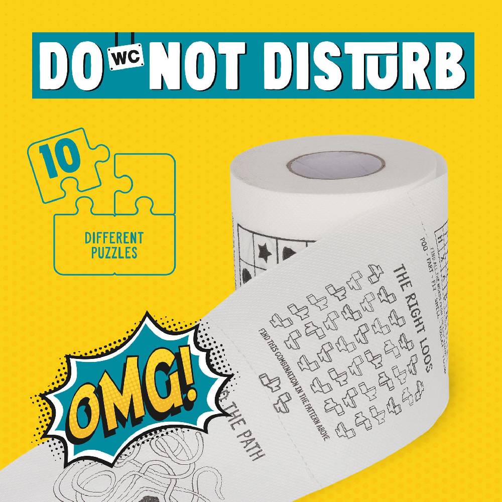Legami Carta Igienica Enigmistica - Do not Disturb Qualità Garantita