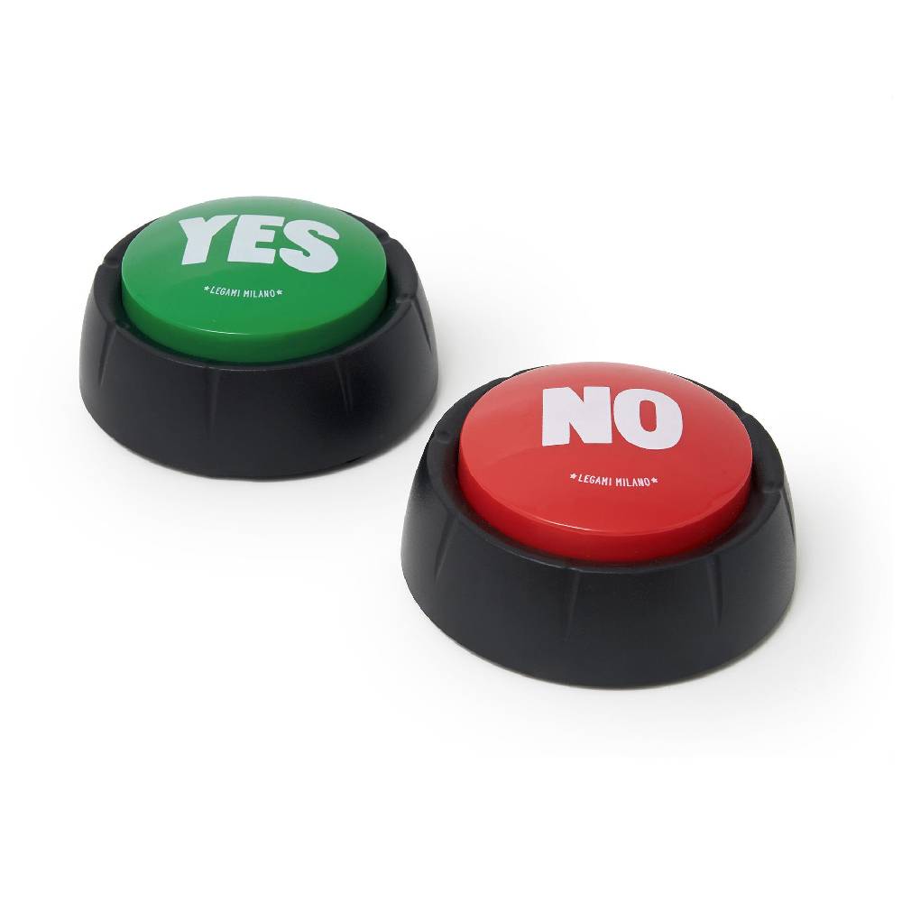 Legami YES & NO - Set di Due Pulsanti Sonori Affare Del Giorno
