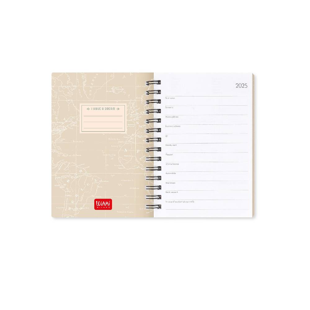 Legami Agenda 12 Mesi Settimanale - Small - Spiralata - 2025 Offerte