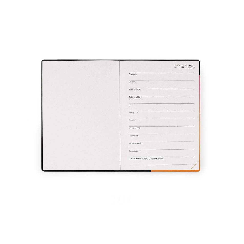 Legami Agenda 18 Mesi Settimanale - Small - Con Notebook - 2024/2025 Presa