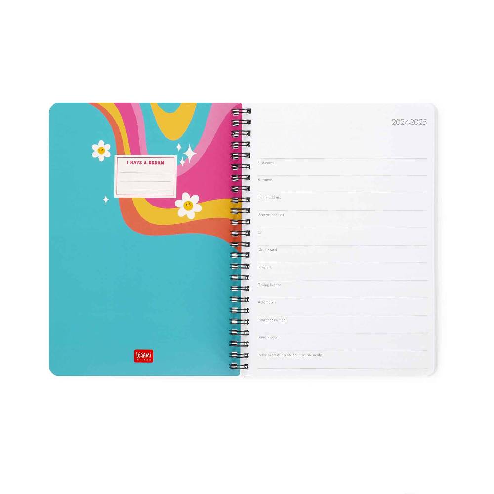 Legami Agenda 12 Mesi Settimanale - Large - Spiralata - 2025 Sconto