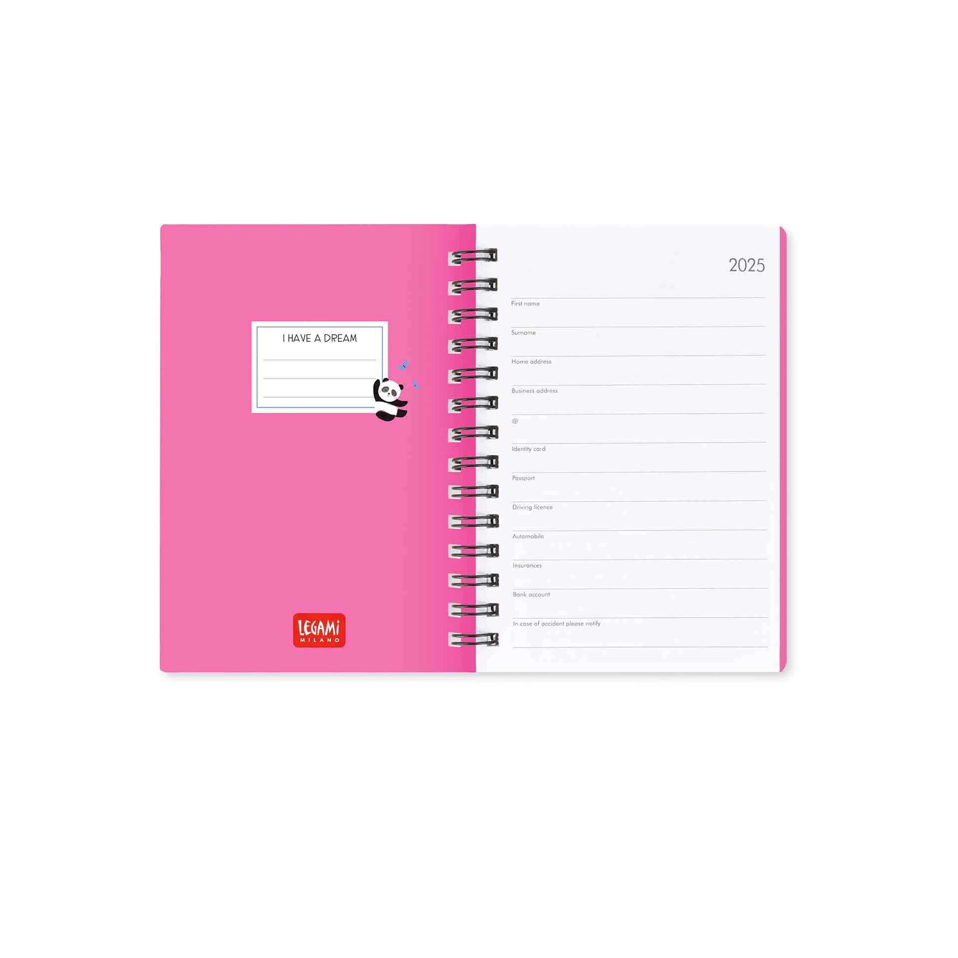 Legami Agenda 12 Mesi Settimanale - Small - Spiralata - 2025 Online