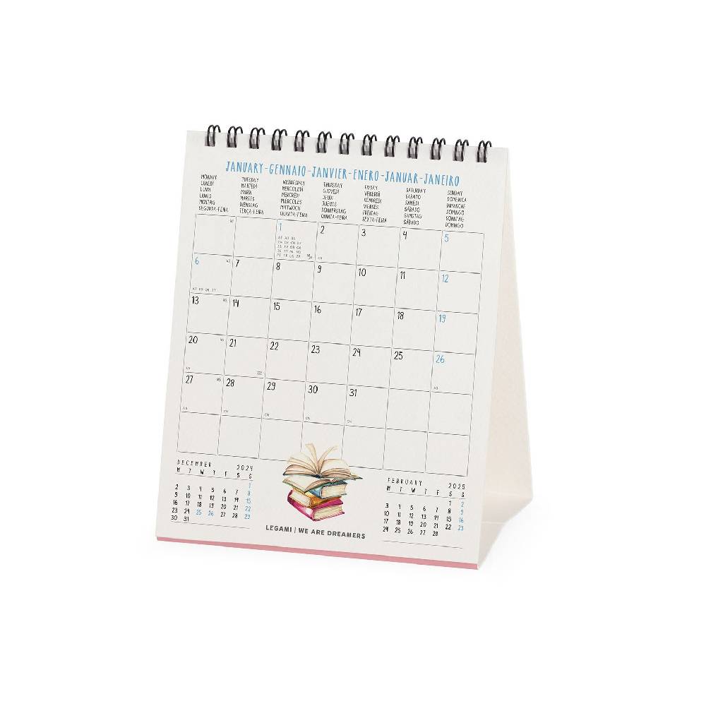 Legami Calendario da Tavolo 2025 - 12 x 14,5 cm Fino Al -60%