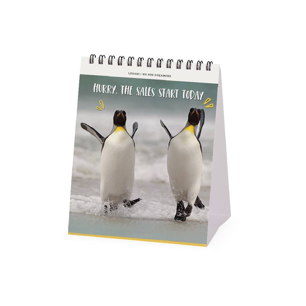 Legami Calendario da Tavolo 2025 - 12 x 14,5 cm Prezzo Ridotto
