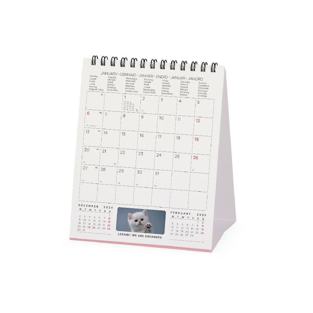 Legami Calendario da Tavolo 2025 - 12 x 14,5 cm Spedizione Gratuita