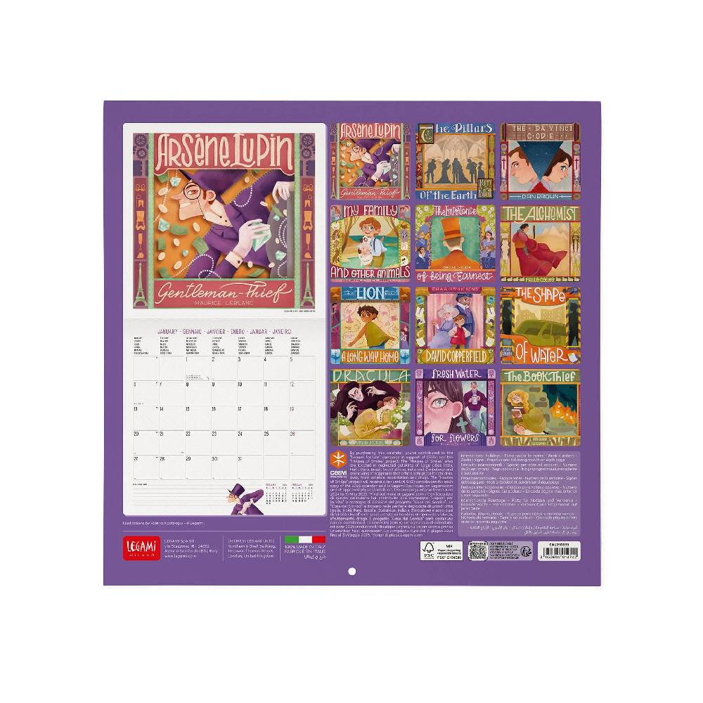 Legami Calendario da Parete 2025 - 30 x 29 cm Italy