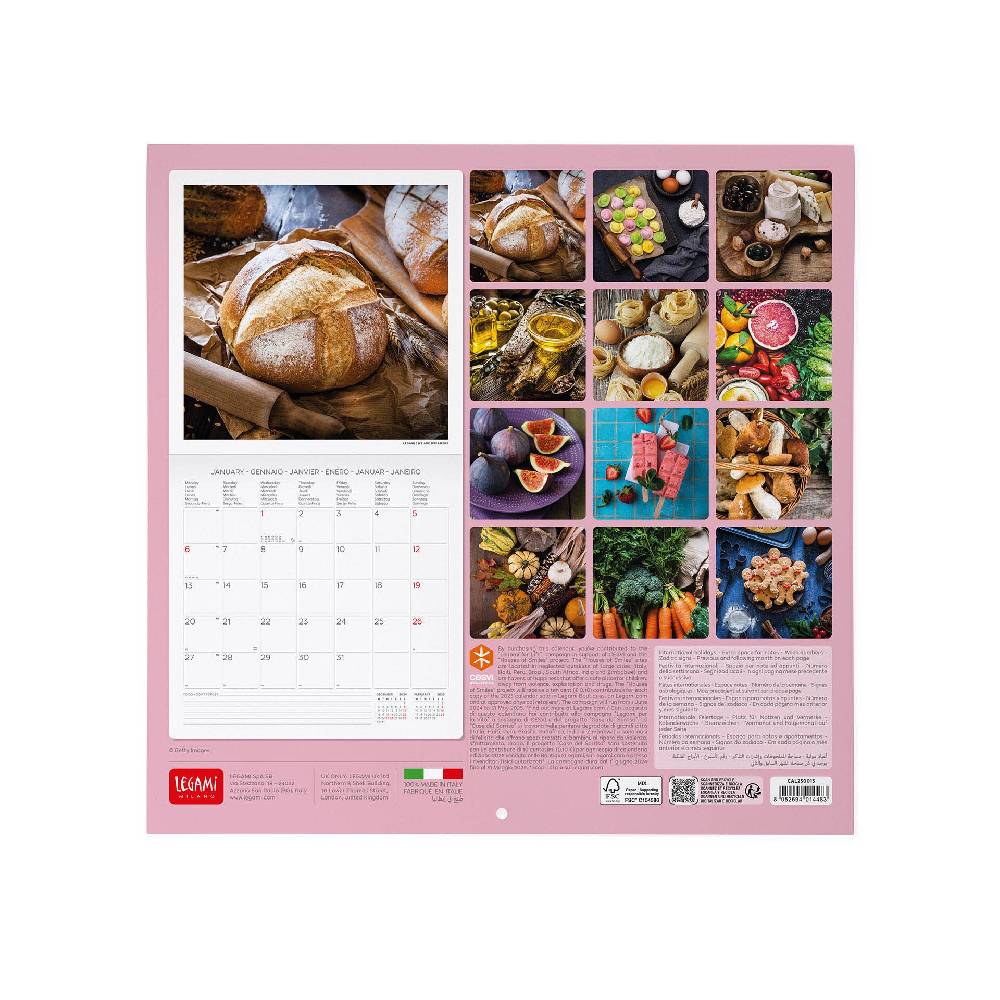 Legami Calendario da Parete 2025 - 30 x 29 cm Nuovo