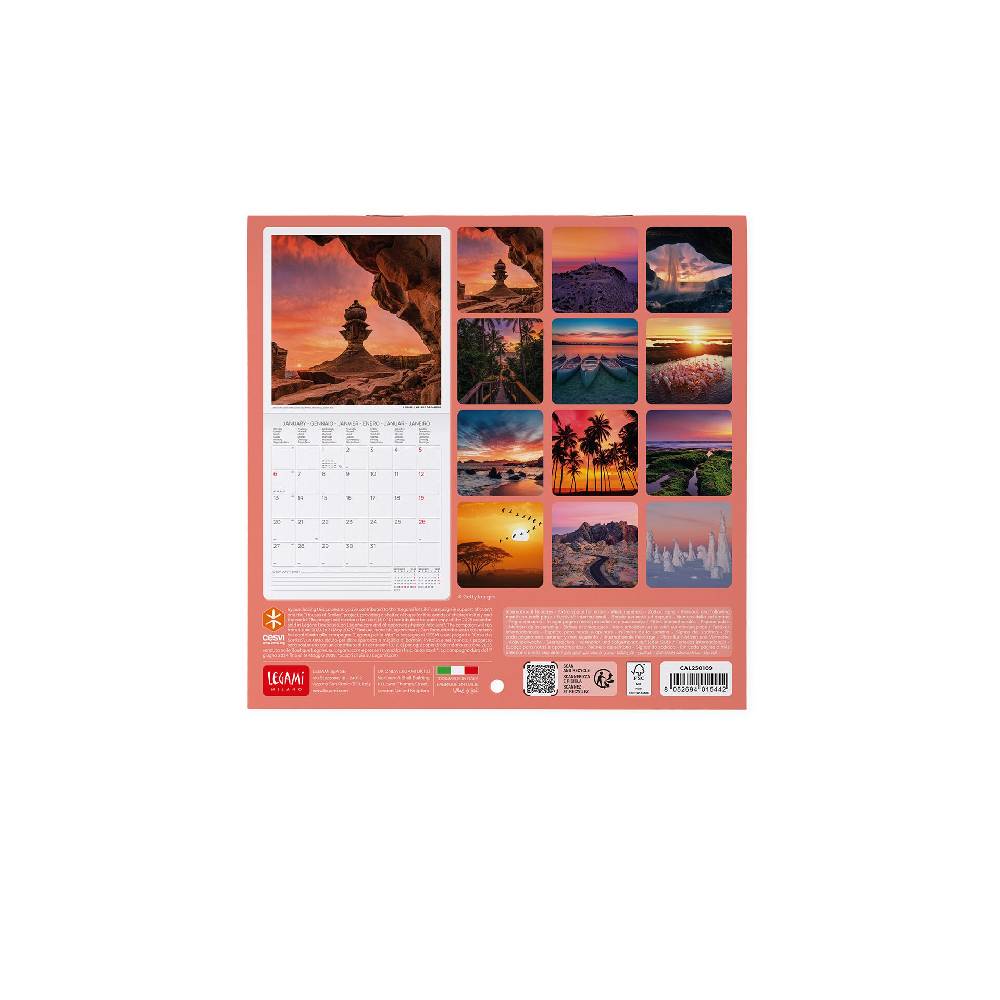 Legami Calendario da Parete 2025 - 18 x 18 cm Soddisfazione Garantita