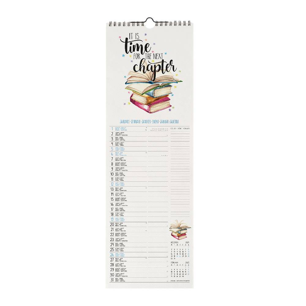 Legami Calendario da Parete 2025 - 16 x 49 cm Qualità Garantita
