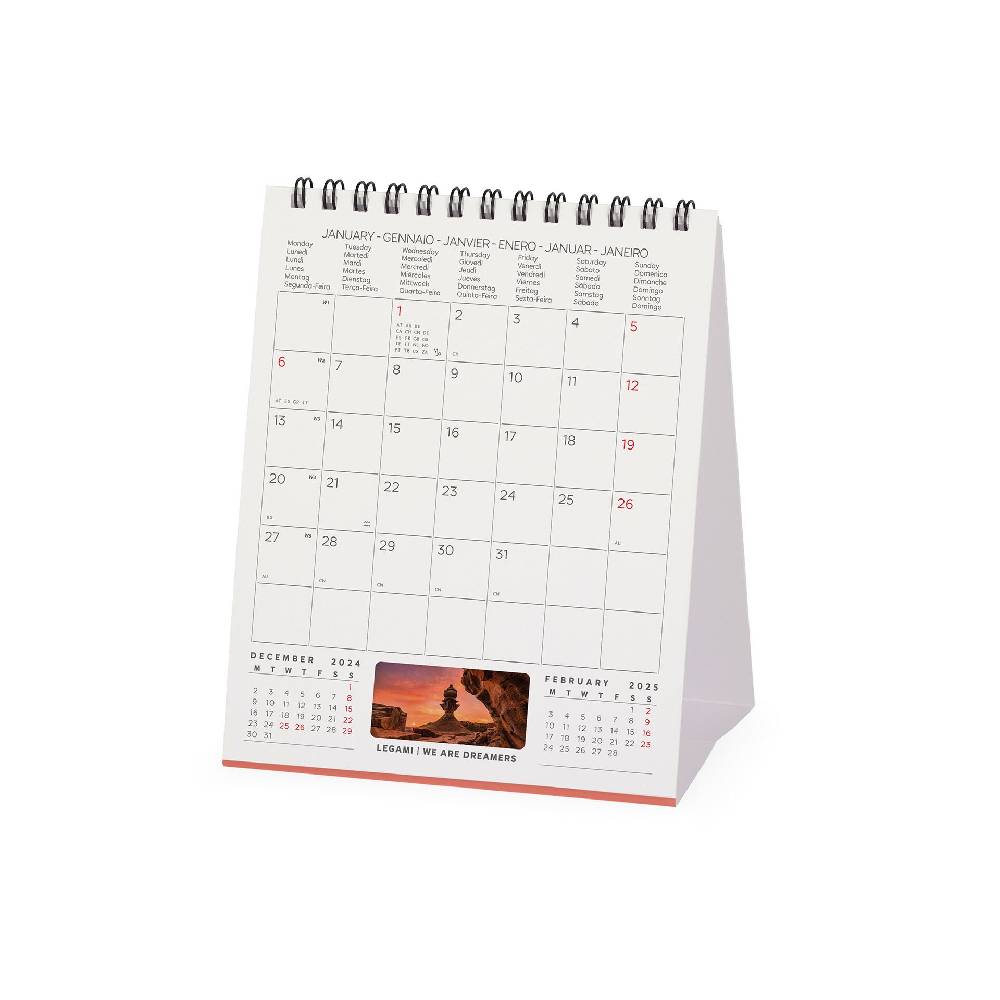 Legami Calendario da Tavolo 2025 - 12 x 14,5 cm Acquista Ora