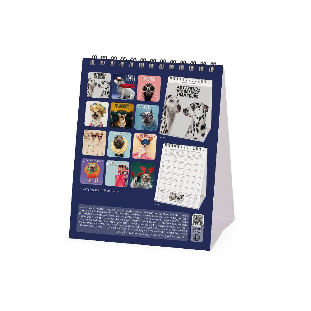 Legami Calendario da Tavolo 2025 - 12 x 14,5 cm Offerta speciale
