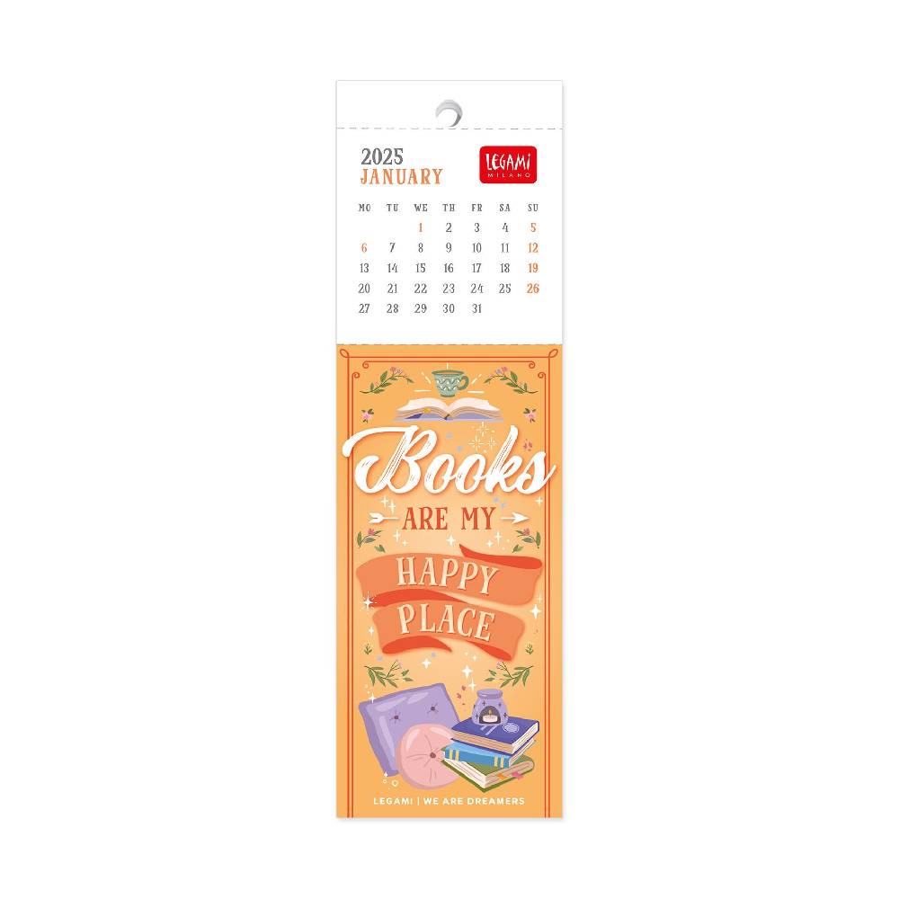 Legami Calendario Segnalibro 2025 - 5,5 x 18 cm Novità