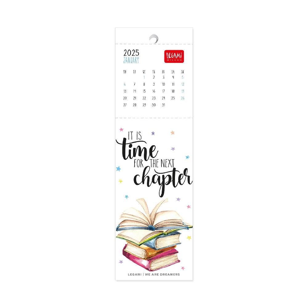Legami Calendario Segnalibro 2025 - 5,5 x 18 cm Presa