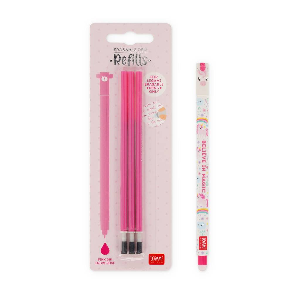 Legami Set Penna Cancellabile Unicorn con Refill Rosa Offerte giornaliere
