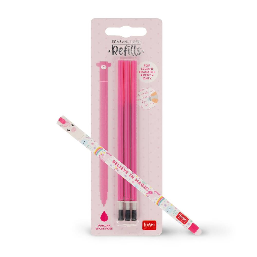 Legami Set Penna Cancellabile Unicorn con Refill Rosa Offerte giornaliere