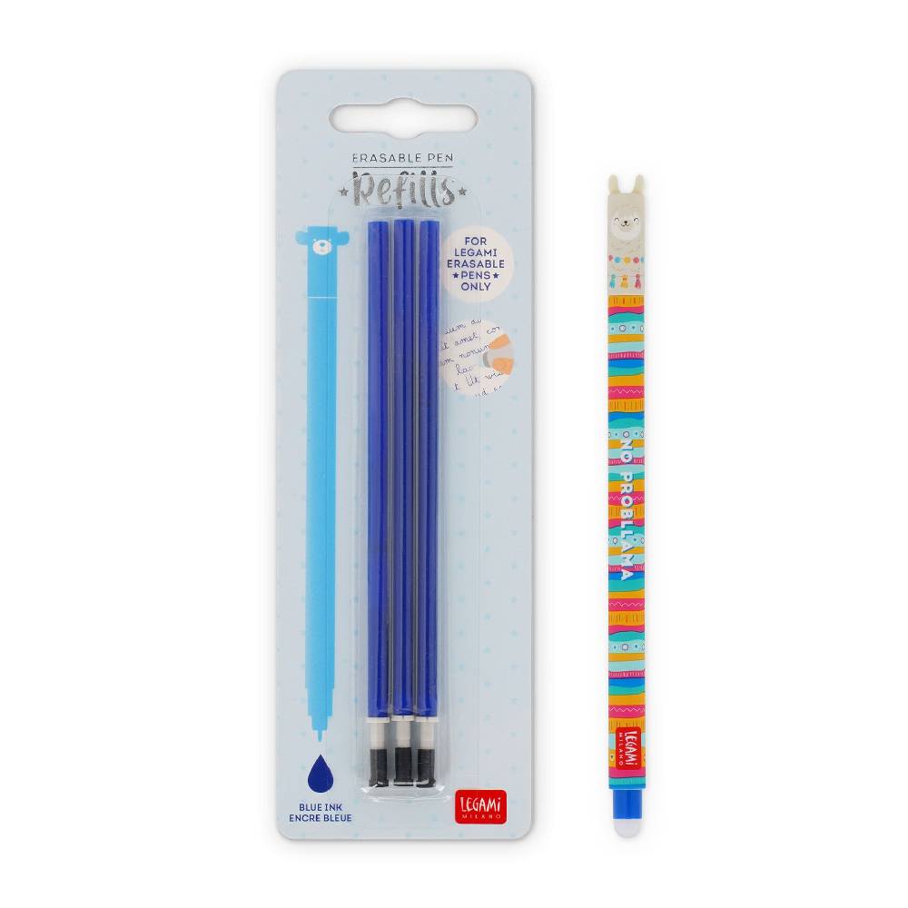 Legami Set Penna Cancellabile Llama con Refill Blu Offerte speciali