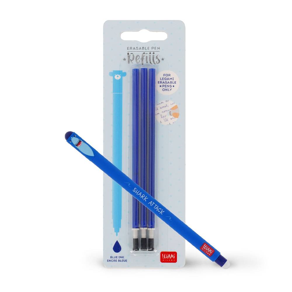 Legami Set Penna Cancellabile Shark con Refill Blu Enormi risparmi