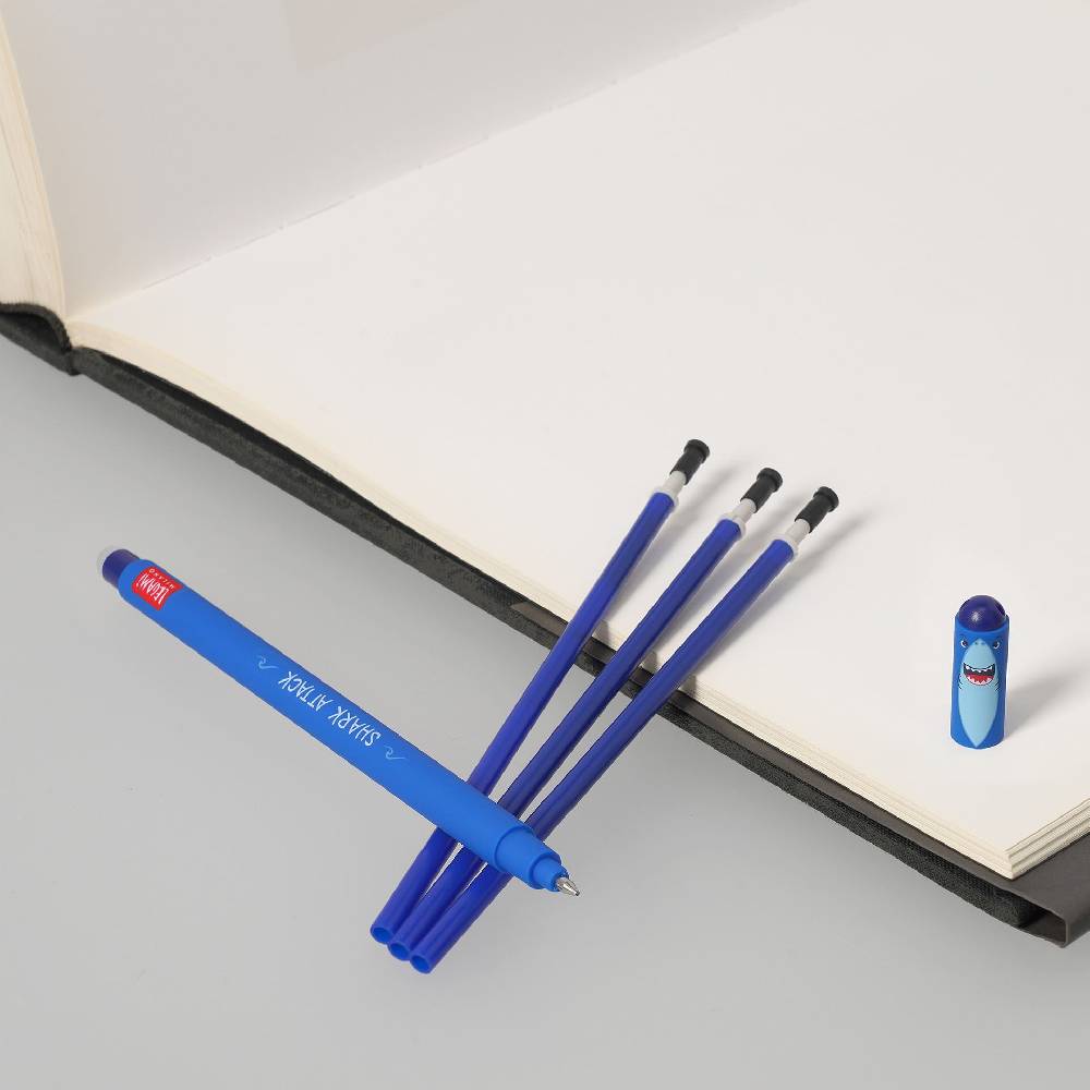 Legami Set Penna Cancellabile Shark con Refill Blu Enormi risparmi