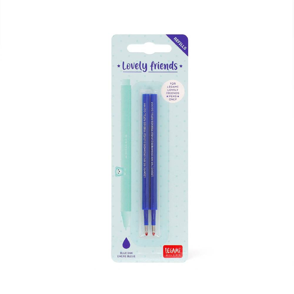 Legami Set di 2 Refill per Penna Gel - Lovely Friends ACQUISTA ORA