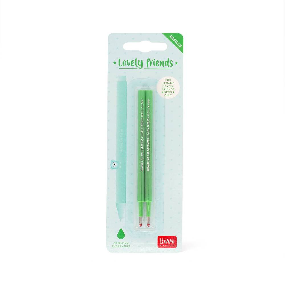 Legami Set di 2 Refill per Penna Gel - Lovely Friends Ultimi due giorni