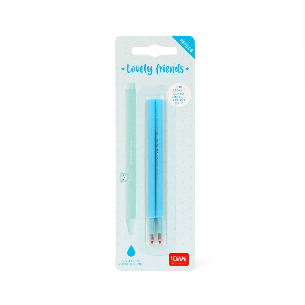 Legami Set di 2 Refill per Penna Gel - Lovely Friends Ultimo giorno