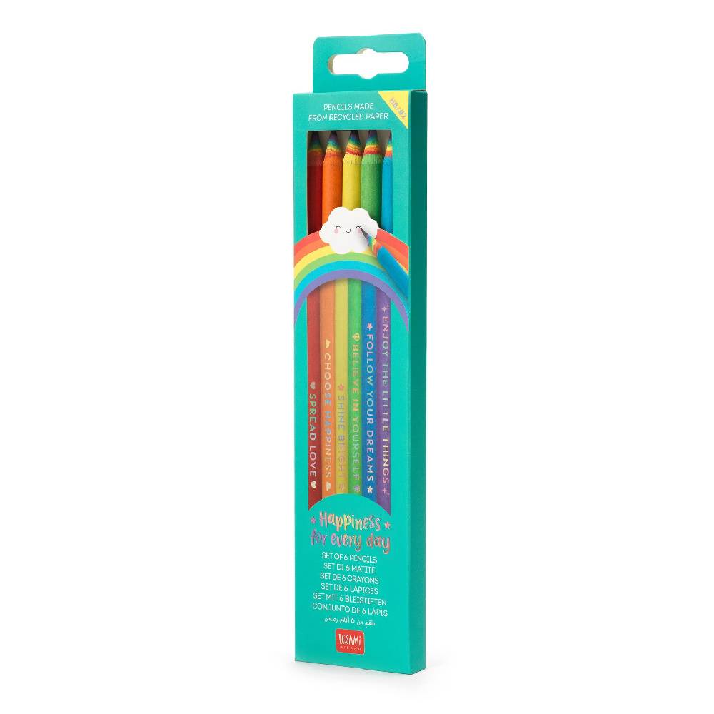 Legami Set di 6 Matite HB in Carta Riciclata Offerta speciale della fabbrica