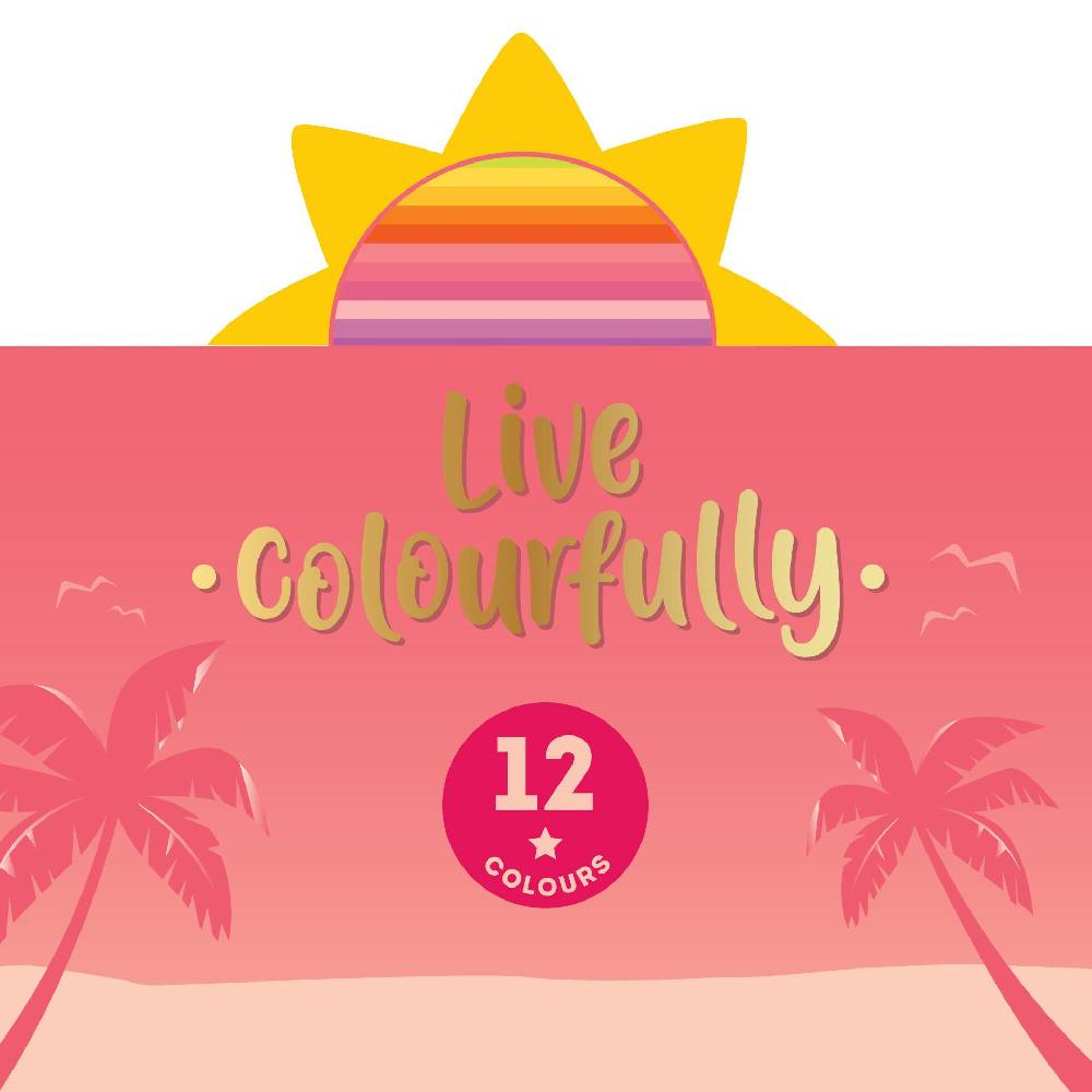 Legami Set di 12 Matite Colorate - Live Colorfully Super sconto