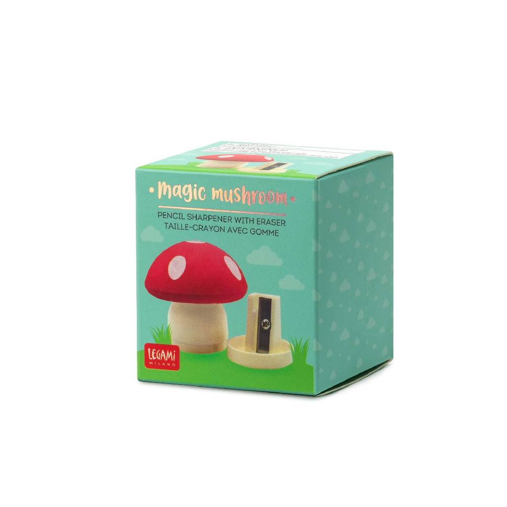 Legami Gomma con Temperino - Magic Mushroom Prezzo Ridotto