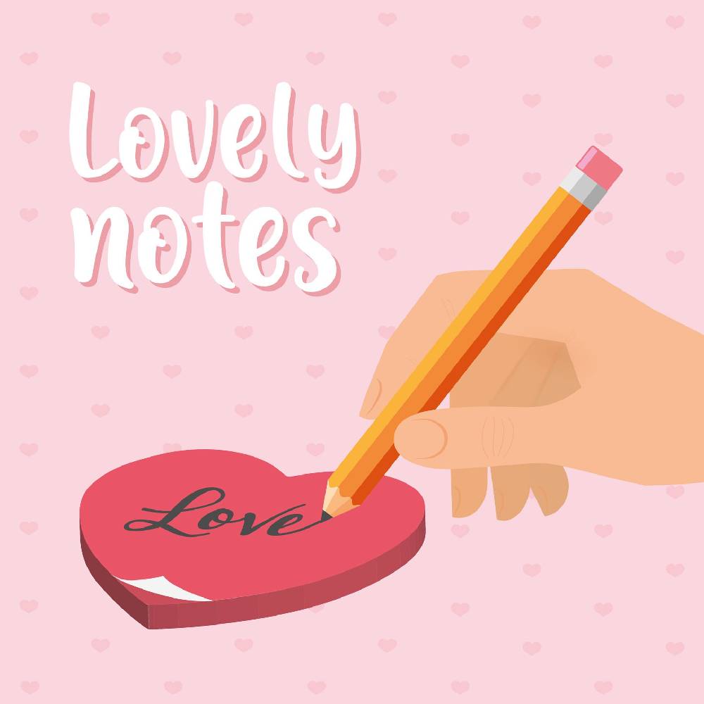 Legami Blocchetto Note Adesivo - Lovely Notes Fornitura limitata