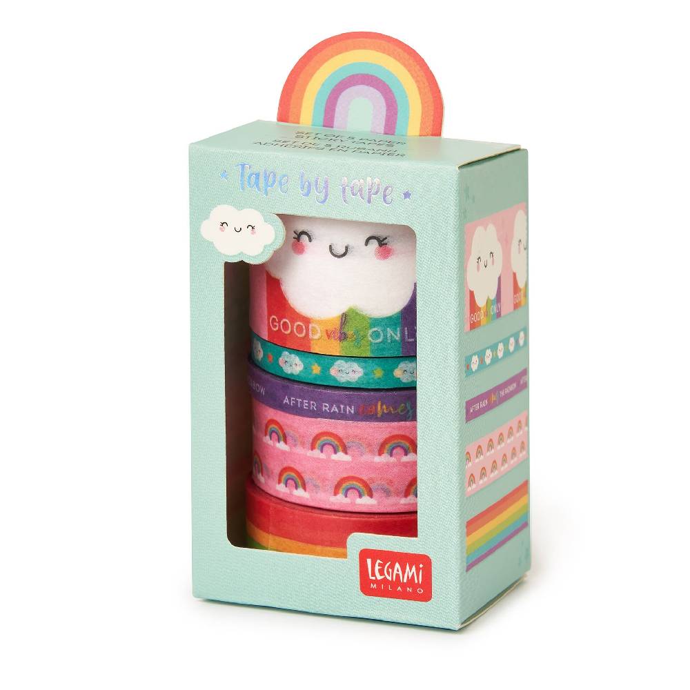 Legami Set di 5 Nastri Adesivi di Carta - Tape By Tape Offerte speciali