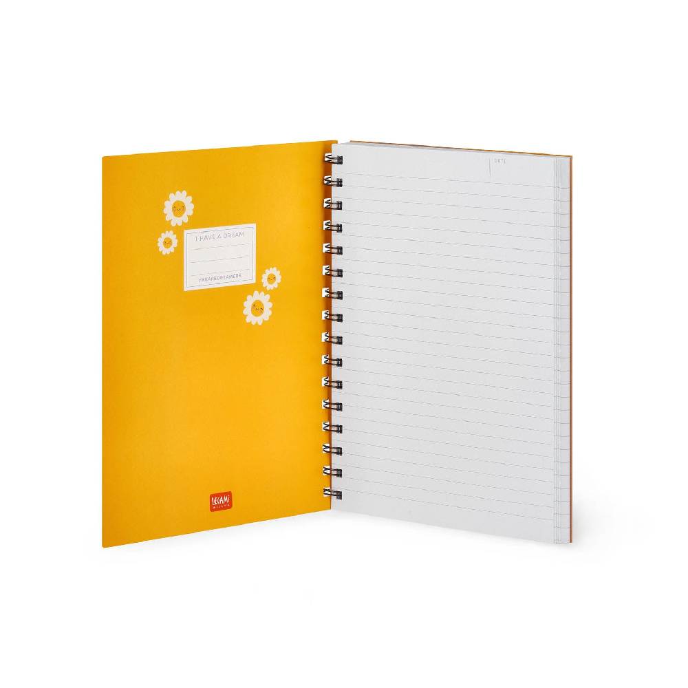 Legami Quaderno a Righe con Spirale - Foglio A5 Sostegno trimestrale
