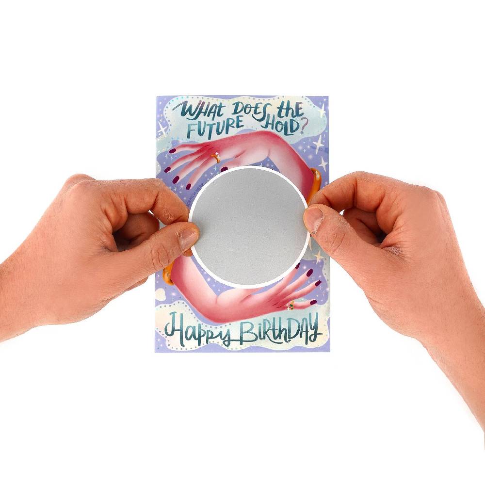Legami Biglietto di Auguri Gratta e Scopri - Crystal Ball Ritorno libero