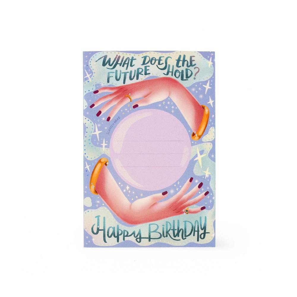 Legami Biglietto di Auguri Gratta e Scopri - Crystal Ball Ritorno libero