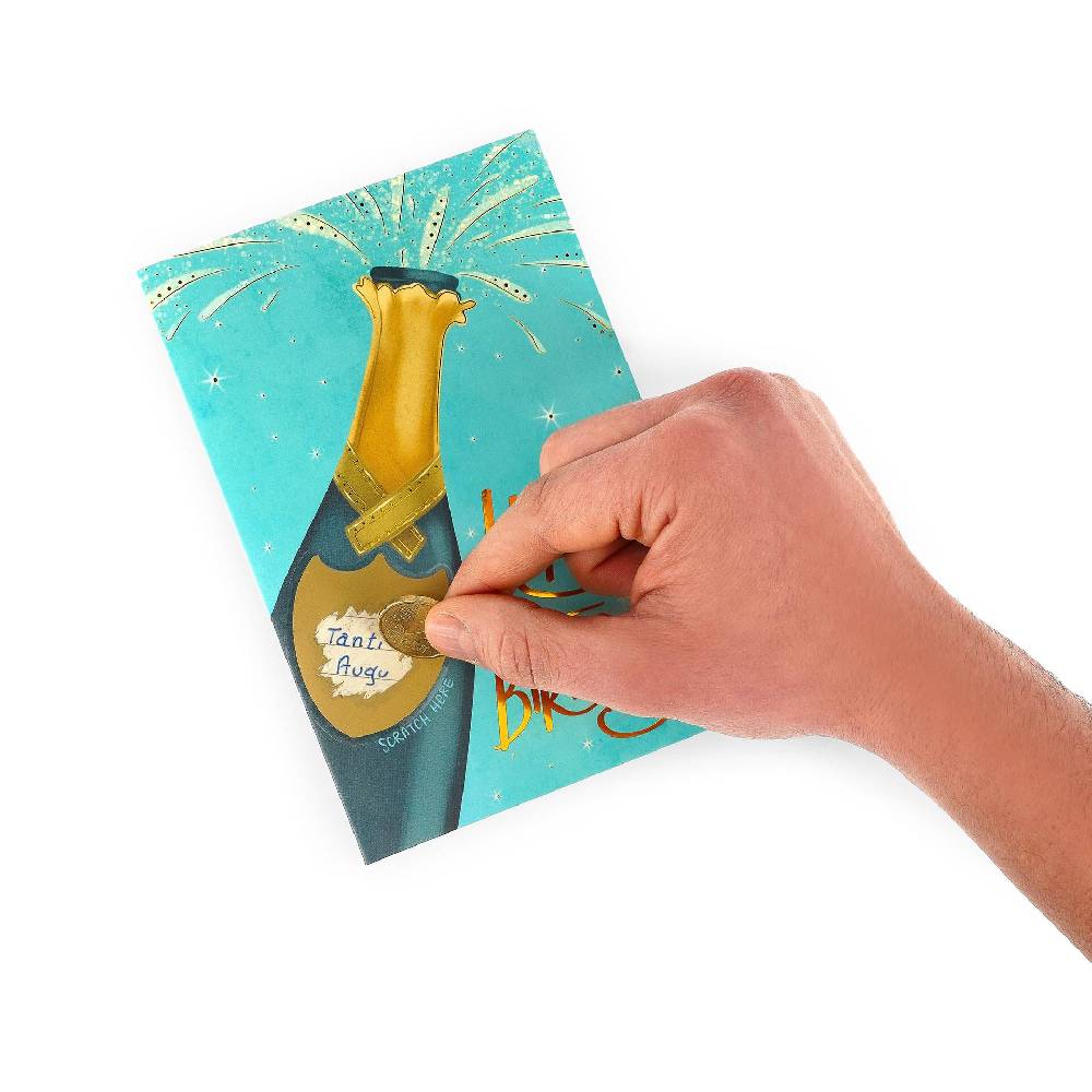 Legami Biglietto di Auguri Gratta e Scopri - Bottle Discount Store per i nuovi prodotti