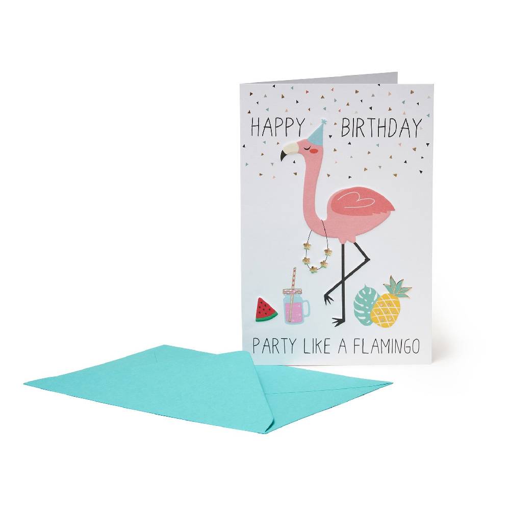 Legami Biglietto di Auguri di Compleanno - Flamingo Officina