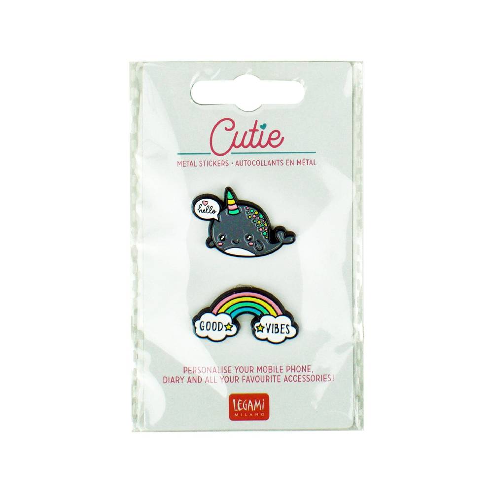 Legami Set di 2 Adesivi in Metallo Consegna Veloce