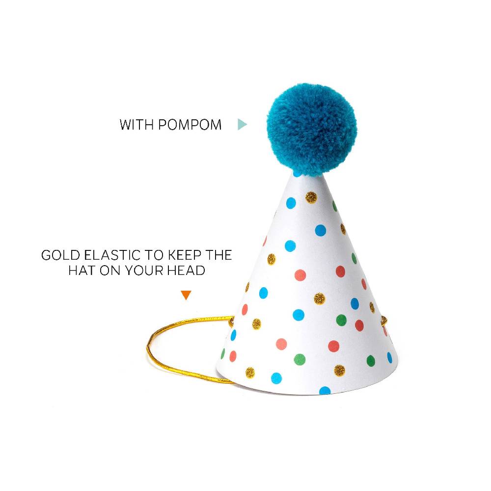 Legami Set di 8 Cappellini da Festa - The Party Is On Vendita calda