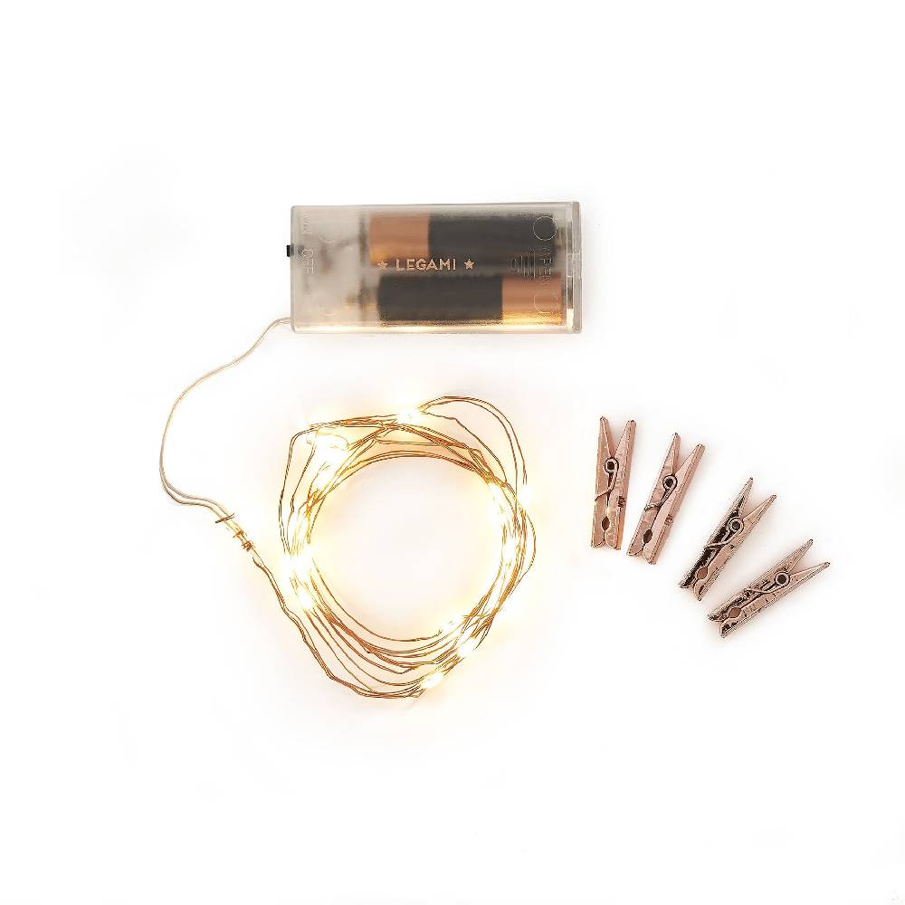 Legami Filo di Luci Decorative con Clip Portafoto
