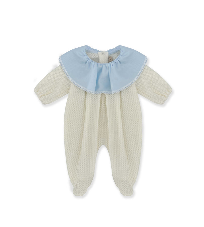 La Stupenderia LIGHT BLUE NECK KNITTED ROMPER Vendite Flash