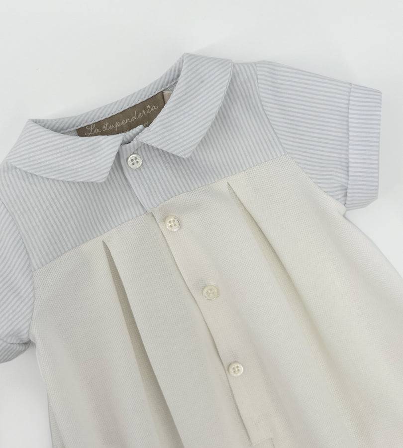 La Stupenderia WHITE AND BLUE ONESIE Vendite stagionali