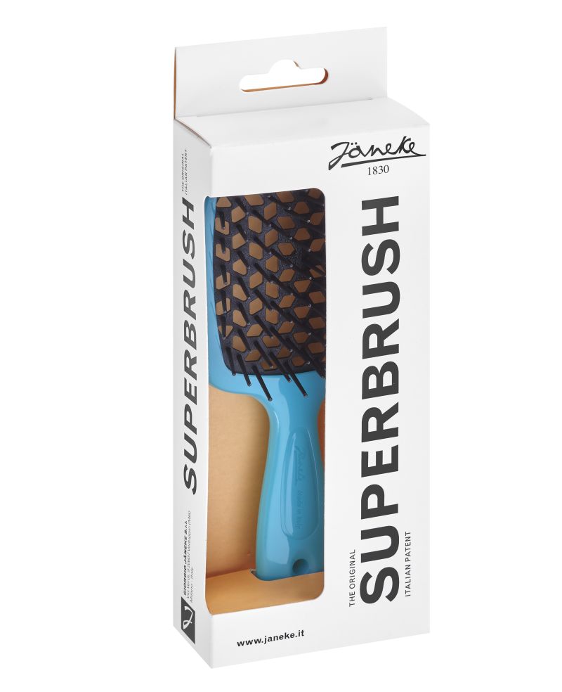 Janeke Spazzola Superbrush colore turchese/nero – 72SP226TSE In Linea