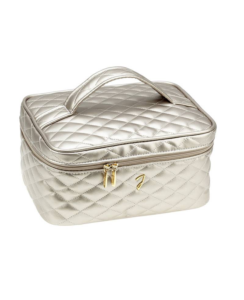 Janeke Beauty da viaggio trapuntato medio, bronzo - cod. A6152VT BRO Online