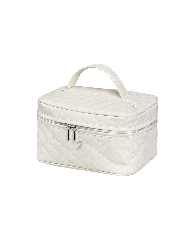 Janeke Beauty da viaggio trapuntato medio, beige - cod. A6152VT BEI