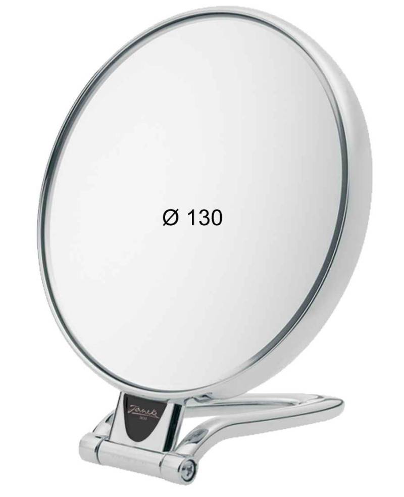 Janeke Specchio da tavolo argento, con ingrandimento x3, diametro 13 cm - cod. CR446.3 Affare Del Giorno