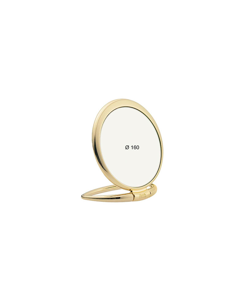 Janeke Specchio da tavolo oro, con ingrandimento x3, diametro 17 cm - cod. AU443.3 Prezzo Ridotto