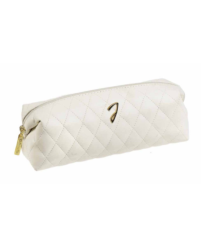 Janeke Portatrucchi tombolino trapuntato, beige - cod. A6129VT BEI Moda